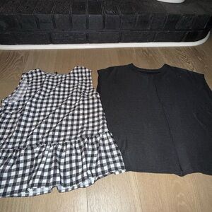 SHEIN Black Textured Knit Fabric